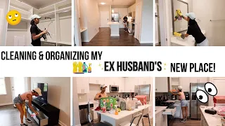 CLEANING & ORGANIZING MY EX HUSBANDS NEW PLACE !! // Jessica Tull cleaning