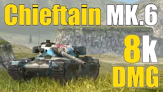 Chieftain MK.6 • 8K DAMAGE • 4 KILLS • WoT Blitz