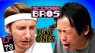 We Did the HOT ONES Challenge. HELP! | Scissor Bros w/ Steebee Weebee & Jeremiah Watkins | Ep 78