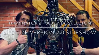 Terminator 2 T800 Endoskeleton Life Size Sideshow Version 2.0 Unboxing