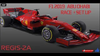 F1 2019 GP ABU DHABI  RACE + SETUP ONLINE PS4 F1 2020