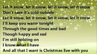 Glee - Christmas eve with you - lyrics