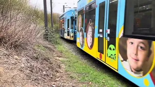 Ich bin wieder mit dem NVS unterwegs (Nahverkehr Schwerin) Teil 12 Linie 2 bis Hegelstraße.