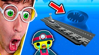 Entro al BARCO FANTASMA 🚢👻!! (tengo miedo 😱) - Wobbly Life 204