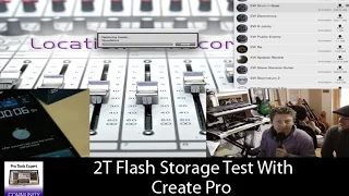 2T Flash Storage Test With Create Pro