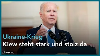 Warschau: Rede von US-Präsident Joe Biden zum Jahrestag des russischen Überfalls auf die Ukraine