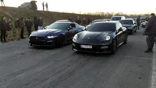 Panamera 4.7 vs Mustang 10 ступенчатый.