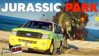 T-REX ESCAPES IN JURASSIC PARK! | PGN # 266 | GTA 5 Roleplay
