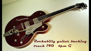 Rockabilly guitar backing track 140 bpm G