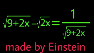 Math algebra problem | square root math Olympiad question