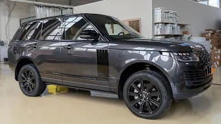 Range Rover установка ОРИГИНАЛЬНЫХ ЭЛЕКТРОПОРОГОВ