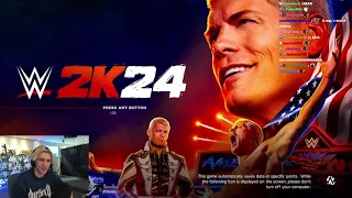 XQC PLAYS WWE 2K24 WITH JESSE #1