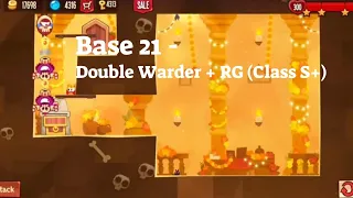 King of Thieves - Base 21 Double Warder + RG [Hard Layout]