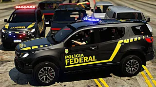 POLÍCIA FEDERAL | APREENSÃO E PREJUÍZO AO TRÁFICO DE DROGAS | GTA V PF | GTA 5 POLICIAL (LSPDFR)