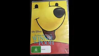 Opening and Closing To "The Many Adventures of Winnie the Pooh" (WDHE) DVD AUST (2002, 2010 reprint)