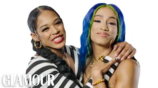 WWE Superstars Bianca Belair & Sasha Banks Take a Friendship Test | Glamour