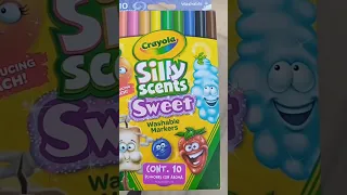 Crayola Silly Scents Sweet #art #colors #markers #arte #crayola #drawing #marcadores #shorts