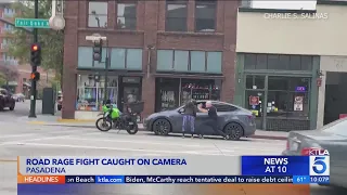 Video captures road rage fight in Pasadena