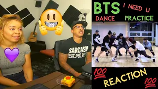 [CHOREOGRAPHY] BTS (방탄소년단) 'I NEED U' Dance Practice - KITO ABASHI REACTION