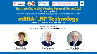 (Part 2) ChulaVRC Vaccine Research Forum 2022 "mRNA/LNP Technology" The Discovery for Global Health