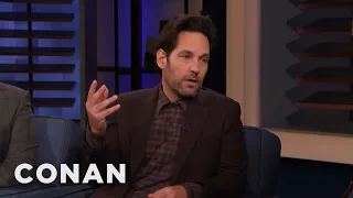 Paul Rudd's Traumatic Experience In The Steelers' Locker Room | CONAN on TBS