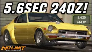 FASTEST Datsun 240Z Tune - 5.6 ¼Mile | No Limit Drag Racing 2.0 [1.9.9]