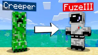 J'ai Transformé les mobs Minecraft en Youtubeurs