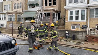 ⁴ᴷ Philadelphia Fire Department {BOX 1326}{61st and Lindbergh Blvd}{2931 Dewey St }{2&2 House Fire}