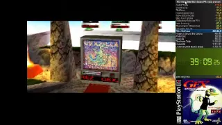 Gex: Enter the Gecko Any % PS1 Speedrun in 1:12:09