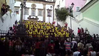 Olodum in den Straßen des Pelourinho - Teil 2