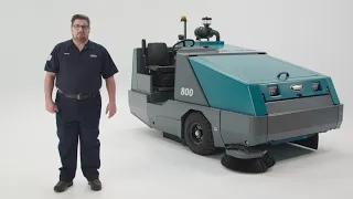 800 Ride-On Sweeper How to Operate