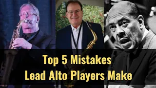 The Art of Playing Lead Alto Saxophone