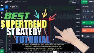 Most Profitable Supertrend Strategy for Daytrading (Full Supertrend Indicator Tutorial) - BinaRISK88