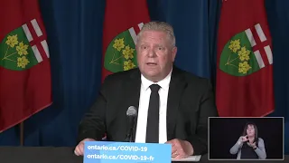 Premier Ford provides an update at Queen's Park | April 16