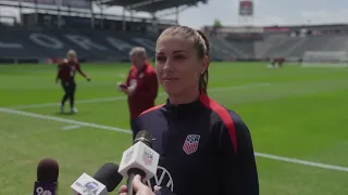 USWNT Forward ALEX MORGAN; Team USA faces Korea Republic