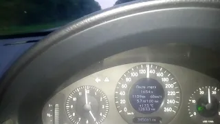 Mercedes W211. OM646.821. Ускорение. acceleration 100-200 км/ч