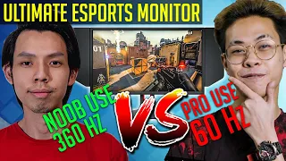 60Hz vs 360Hz Ultimate Gaming Monitor! | Zowie XL2566K