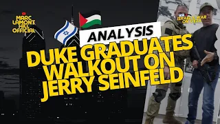 Duke University Students WALK OUT on Pro-Genocide Jerry Seinfeld's Commencement Speech!!!