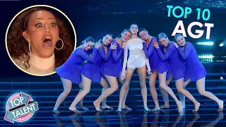 TOP 10 FANTASTIC Auditions on AGT 2024 Fantasy So Far!