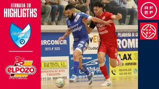 Resumen #PrimeraDivisiónFS | Quesos EH Manzanares 3-4 ElPozo Murcia Costa Cálida | Jornada 30