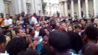 trafalgar square 26 june 2009 michael jackson vigil tribute billie jean