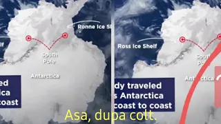 Cum traverseaza globistii Antarctica