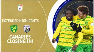 CANARIES CLOSE IN! Norwich City v West Brom extended highlights