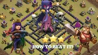 Clash of Clans HOW TO BEAT THE POPULAR ANTI 3 STAR BASE 2016 WITH GOWIWI