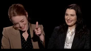 THE FAVOURITE: Emma Stone and Rachel Weisz Interview