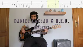 Daniel Caesar & H.E.R. // Best Part [Bass Cover + Tabs]