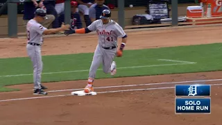 DET@MIN: V-Mart swats a solo homer to right