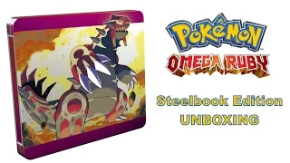 Pokemon Omega Ruby Limited Edition Steelbook UNBOXING - Nintendo 3DS