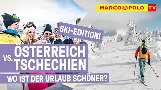 ÖSTERREICH vs. TSCHECHIEN - Die top Ski-Gebiete im Vergleich