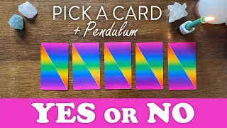 ✨YES or NO✨ Pick a card tarot reading 🔮 Pendulum + tarot cards 🔮 Answer your question ✨